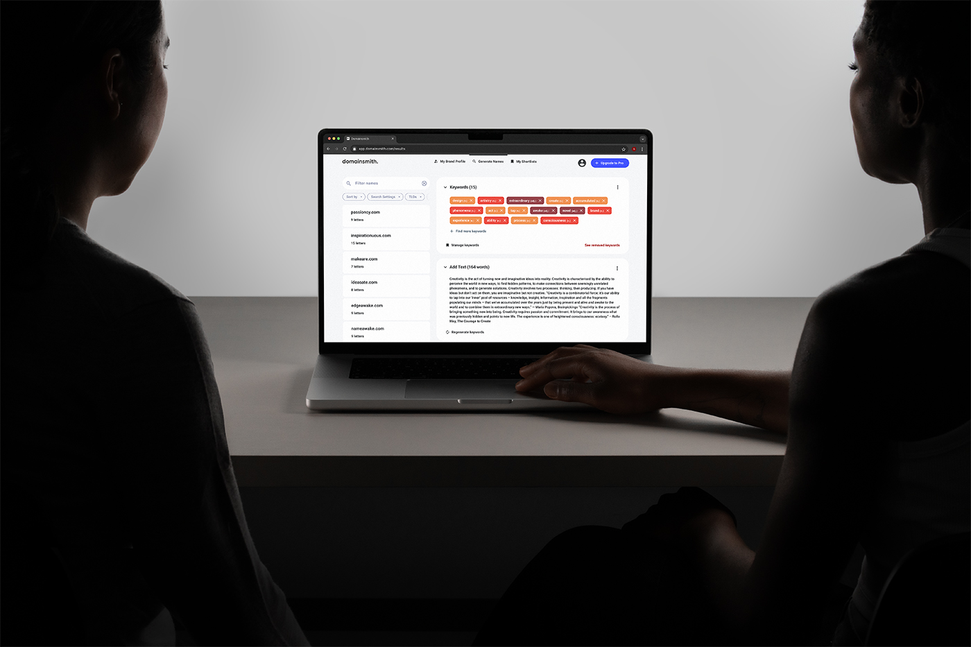 Domainsmith UI