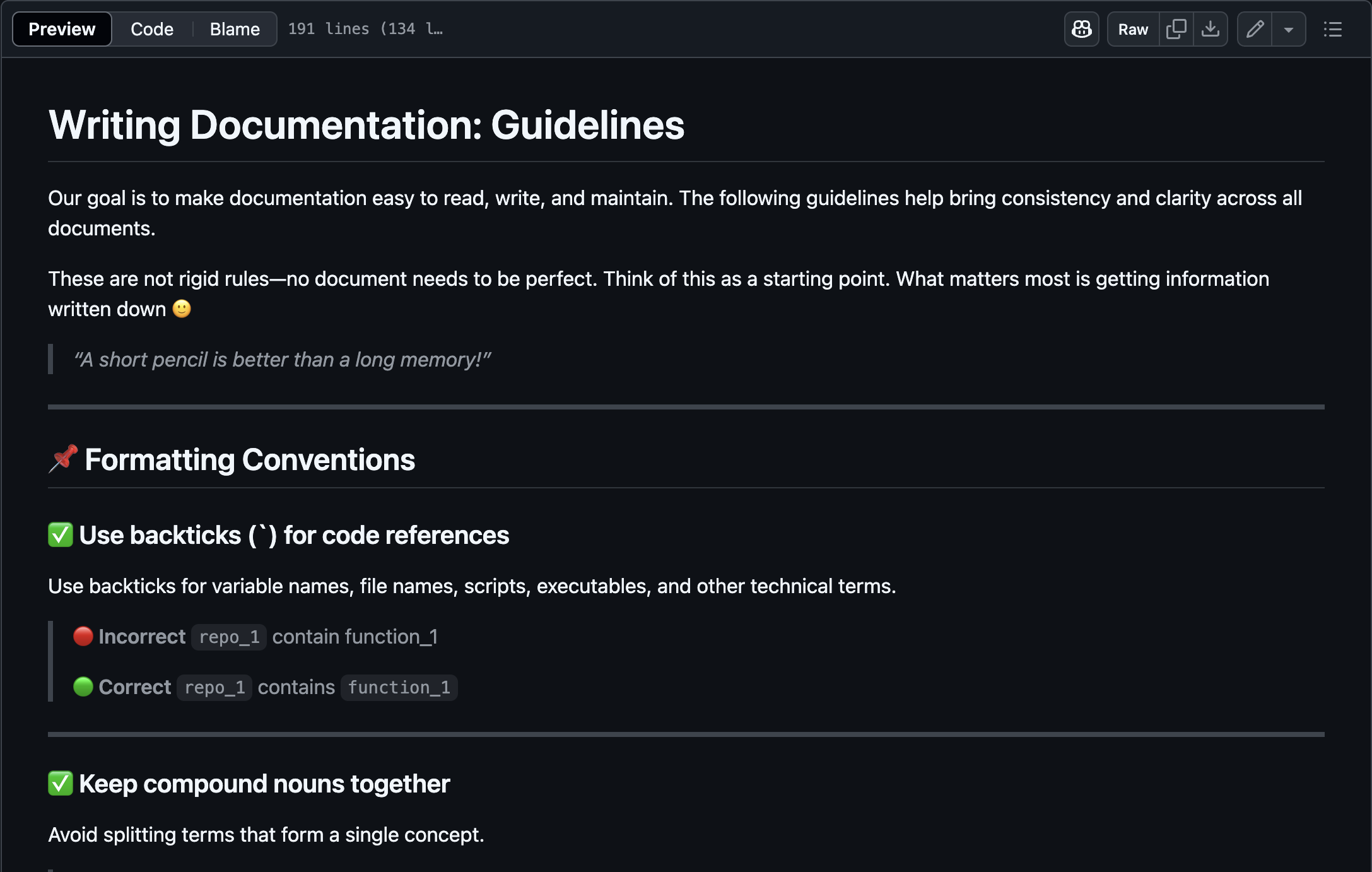 Clear Writing Guide